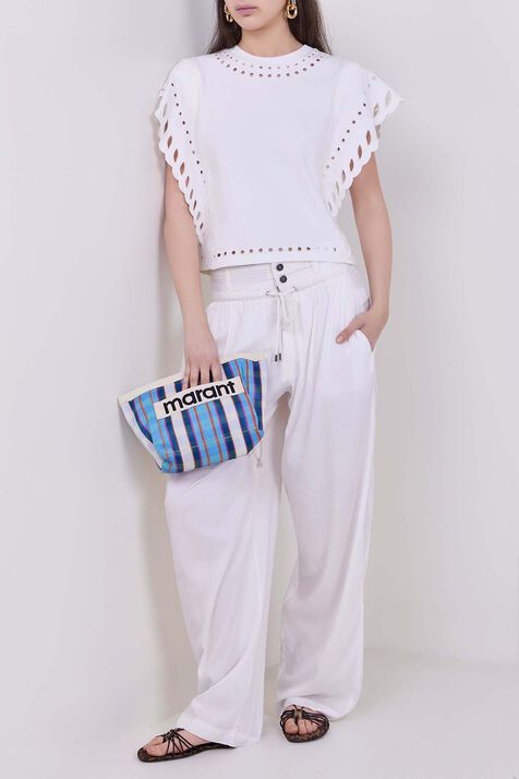 מכנסיים ארוכים בגזרה משוחררת ISABEL MARANT